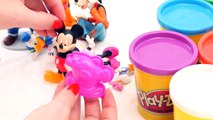 Disney Mickey Mouse Clubhouse friends make Play-Doh animal shapes. Learn Numbers, Colors & Letters!