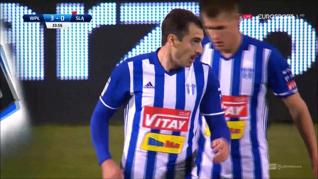 3-0 Giorgi Merebashvili Goal Poland Ekstraklasa - 23.10.2017 Wisla Plock 3-0 Slask Wroclaw