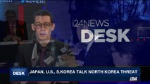 i24NEWS DESK | Japan, U.S., S.Korea talk North Korea threat | Monday, October 23rd 2017