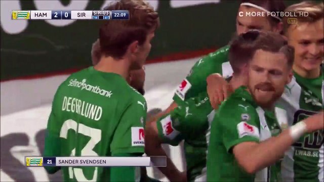 2-0 Sander Svendsen Goal Sweden Allsvenskan - 23.10.2017 Hammarby IF 2-0 Sirius IK