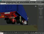 Уроки 3dsMax Анимация Транспорта Craft Director Studio lessons semitrailer
