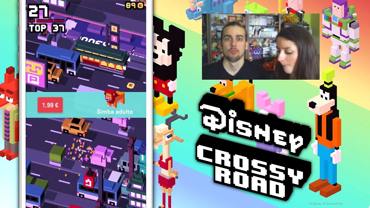DISNEY CROSSY ROAD | ATTENTION AUX VOITURES !