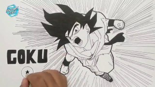 Amazing Speed Drawing Goku Manga [HD]