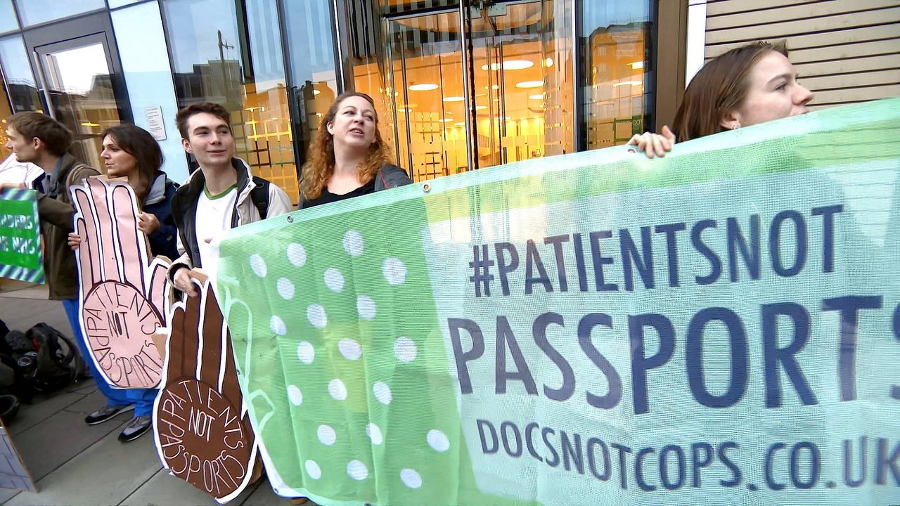 UK makes checking hospital patients' immigratio...