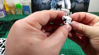 Building Bandais 1/12 Star Wars Stormtrooper figure