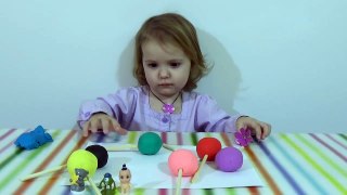 Play-doh Чупа чупс сюрпризом игрушки lollipop Disney Princess Sponge Bob Masha and the Bear