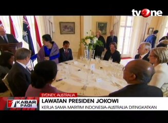 Jokowi Kunjungi Australia, Kerjasama Maritim Ditingkatkan