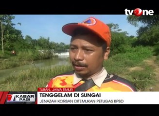 Pelajar di Tuban Ditemukan Tewas Tenggelam di Sungai