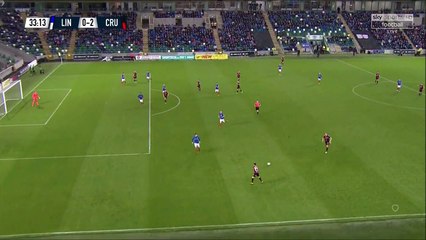 0-2 Goal N. Ireland  IFA Premiership - 23.10.2017 Linfield Belfast 0-2 Crusaders Belfast