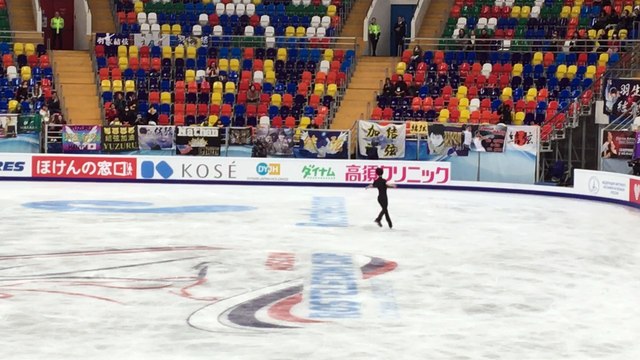 Yuzuru Hanyu 羽生結弦 SP Practice Rostelecom 20.10.2017- Part 2 of 2