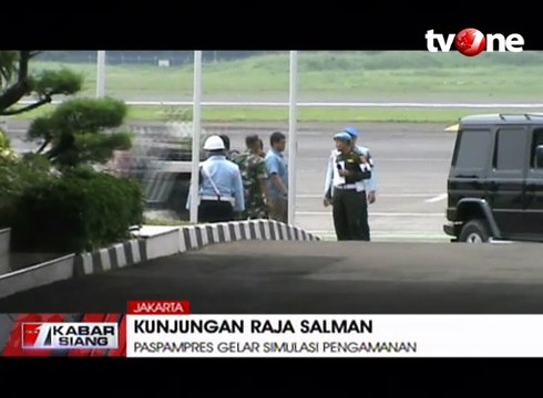 Jelang Kunjungan Raja, Paspampres Gelar Simulasi Pengamanan