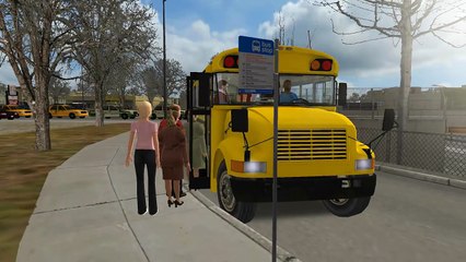 School Bus - Chicago Downtown - OMSI 2