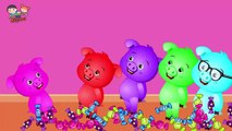 Mega gummy bear crying for ice cream finger family nursery rhymes | kids rhymes