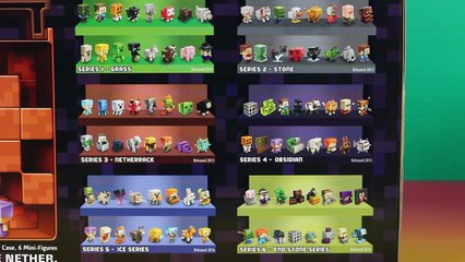 Huge Collection Of Minecraft Mini Figures Series 6 With Collector Display Box Just4fun290