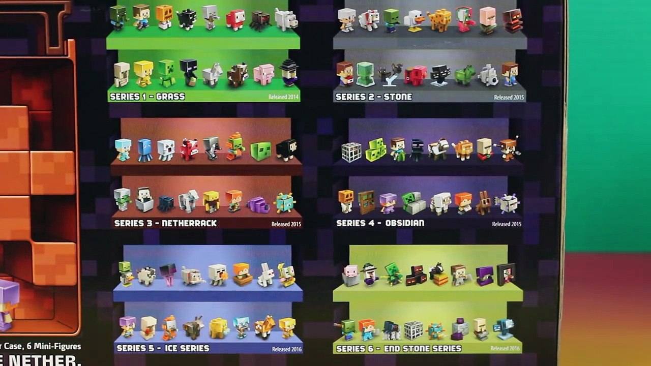 Huge Collection Of Minecraft Mini Figures Series 6 With Collector Display Box Just4fun290