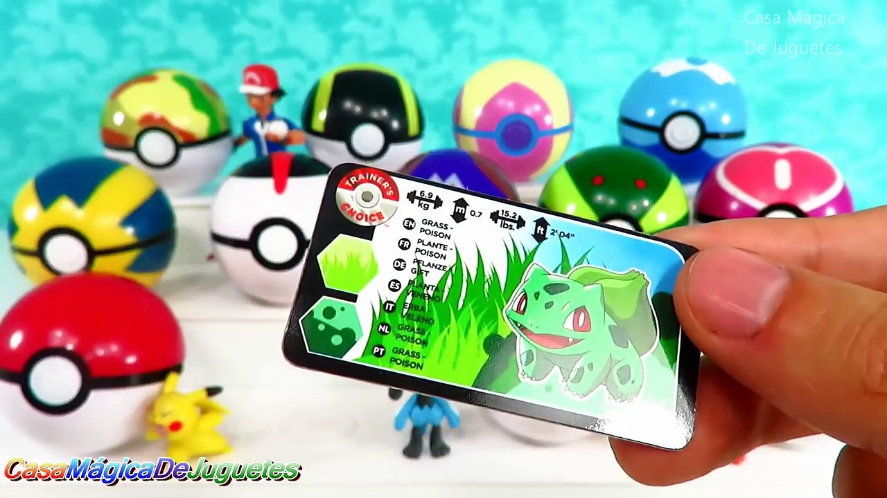 Pokebolas Sorpresa Pokemon Parte 3 Pokeballs o Pokebolas de Colores de Verdad con Pokémon Sorpresa