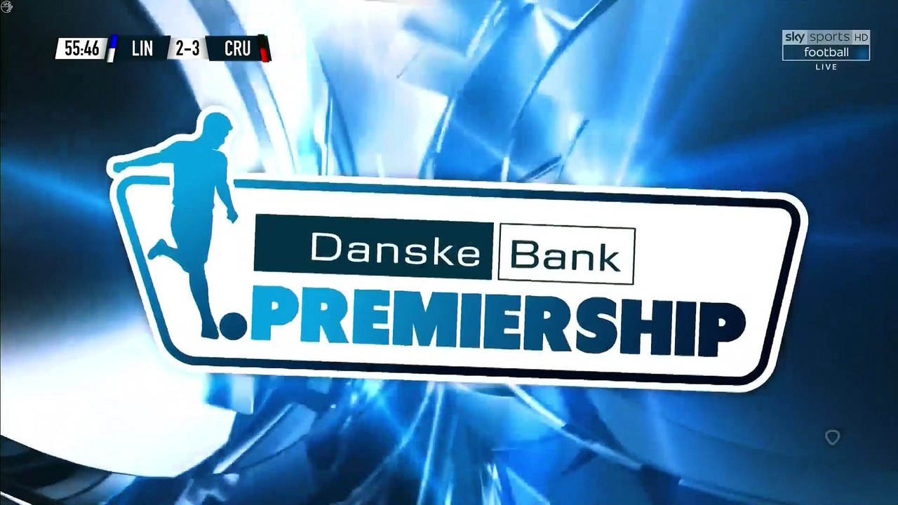 2-3 Aaron Burns Goal N. Ireland  IFA Premiership - 23.10.2017 Linfield Belfast 2-3 Crusaders Belfast