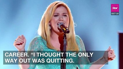 Download Video: Kelly Clarkson’s Suicide Shocker! The Singer Admits ‘I Wanted To Kill Myself”