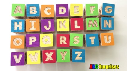Best Learning Video for Children Learn ABC Song Learn Alphabet with ABC Blocks Toys for Kids