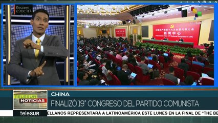 China: finaliza congreso número XIX del Partido Comunista