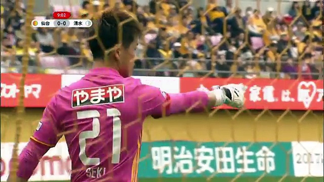 Sendai 0:0 Shimizu (Japanese J League. 21 October 2017)