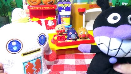 【アンパンマン超人気動画 連続再生④】幼児 子供が夢中になるまとめ★子供向け キッズ♪お店屋さんごっこ ハンバーガー・車 くるま 救急車 パトカー・砂遊び どこでもすなば キネティックサンド★