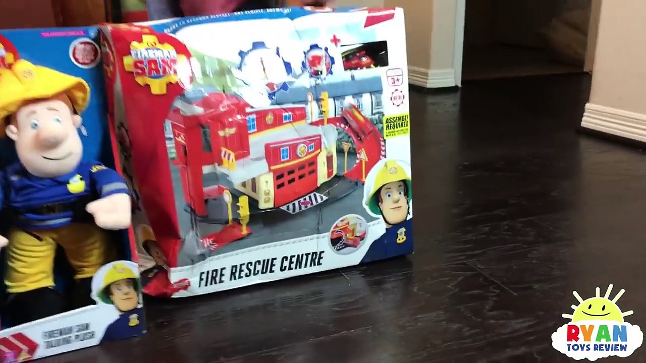 Fireman Sam Surprise Toys Collection Opening! Fire Engine Truck for Kids Rescue Spiderman