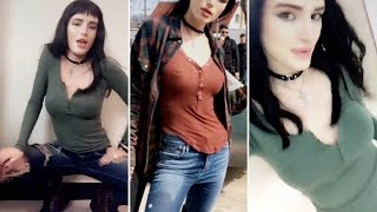 Bella Thorne Reveals Nipple Piercing On Snapchat | FULL VIDEO