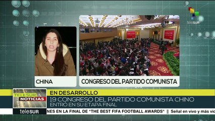 China: comienza etapa final del XIX congreso del Partido Comunista