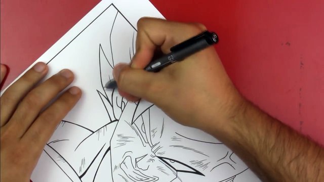 Drawing Goku SSj vs Frieza full Power | Dragonball Z | TolgArt