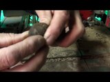how to make buttons from black walnuts