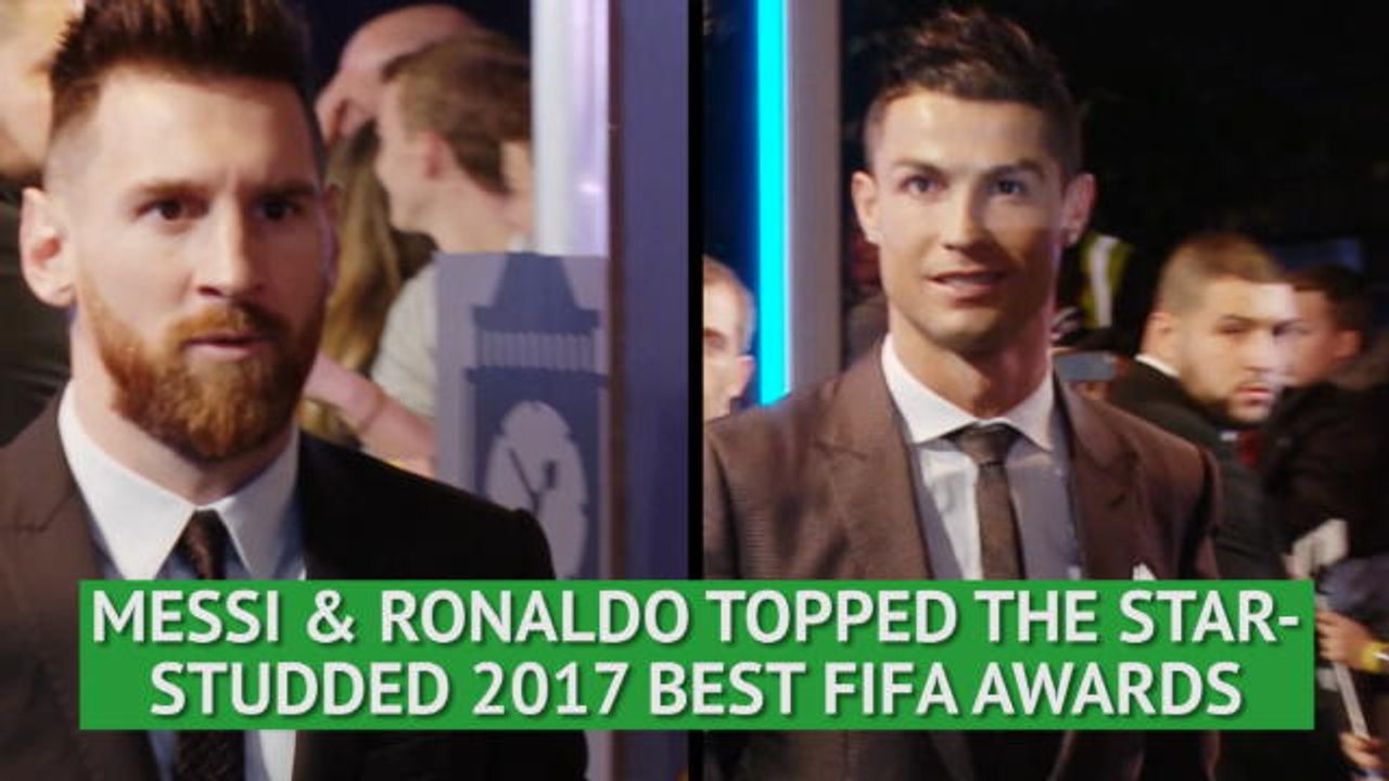 Messi, Ronaldo and Neymar arrive at star-studded ceremony