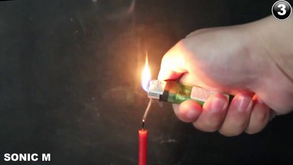 Five fire tricks and experiment of science