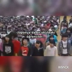 Japon Çocuklardan Dağ Başını Duman Almış