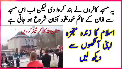 اسلام کا زندہ معجزہ اپنی آنکھوں سے دیکھ لیں