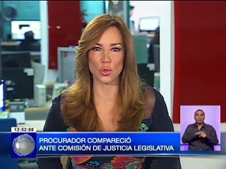 Procurador compareció ante comisión de Justica Legislativa