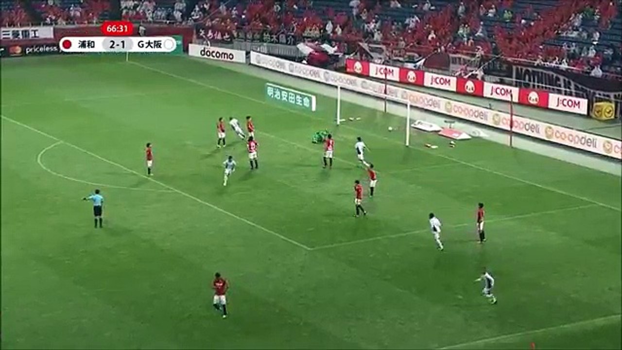 Urawa 2:2 Gamba Osaka (Japanese J League. 22 October 2017)