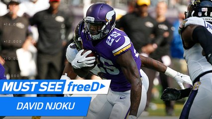 freeD: 360-degree view of Latavius Murray's epic stiff arm | Week 7
