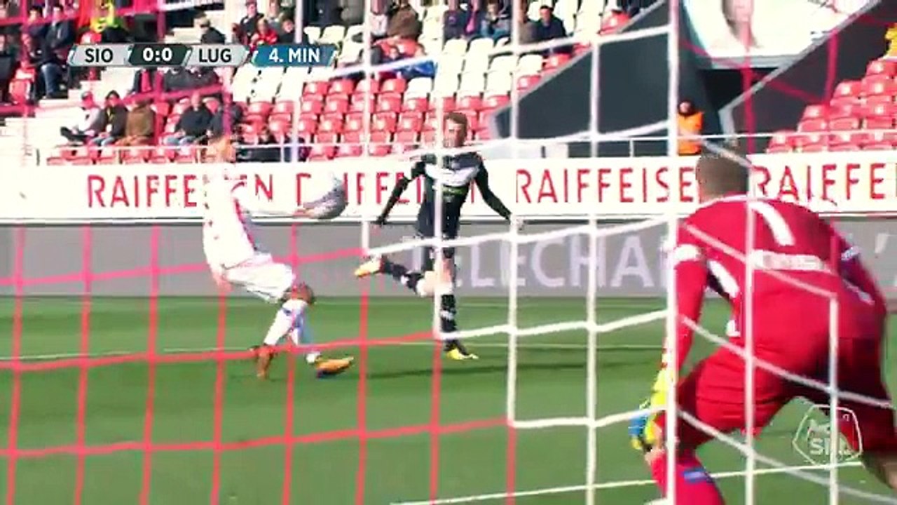 Sion 2:2 Lugano (Swiss Super League 22 October 2017)