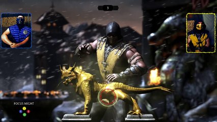 Scorpion & Sub-Zero Play MKX - TEST YOUR MIGHT! (Gameplay & Parody)