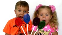 Bad Baby with Tantrum and Crying for Lollipops Little Babies Learn Colors with Finger Family Song