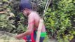 Wow! Amazing Tribal Boy Catch Big Cobra While Shooting Fish