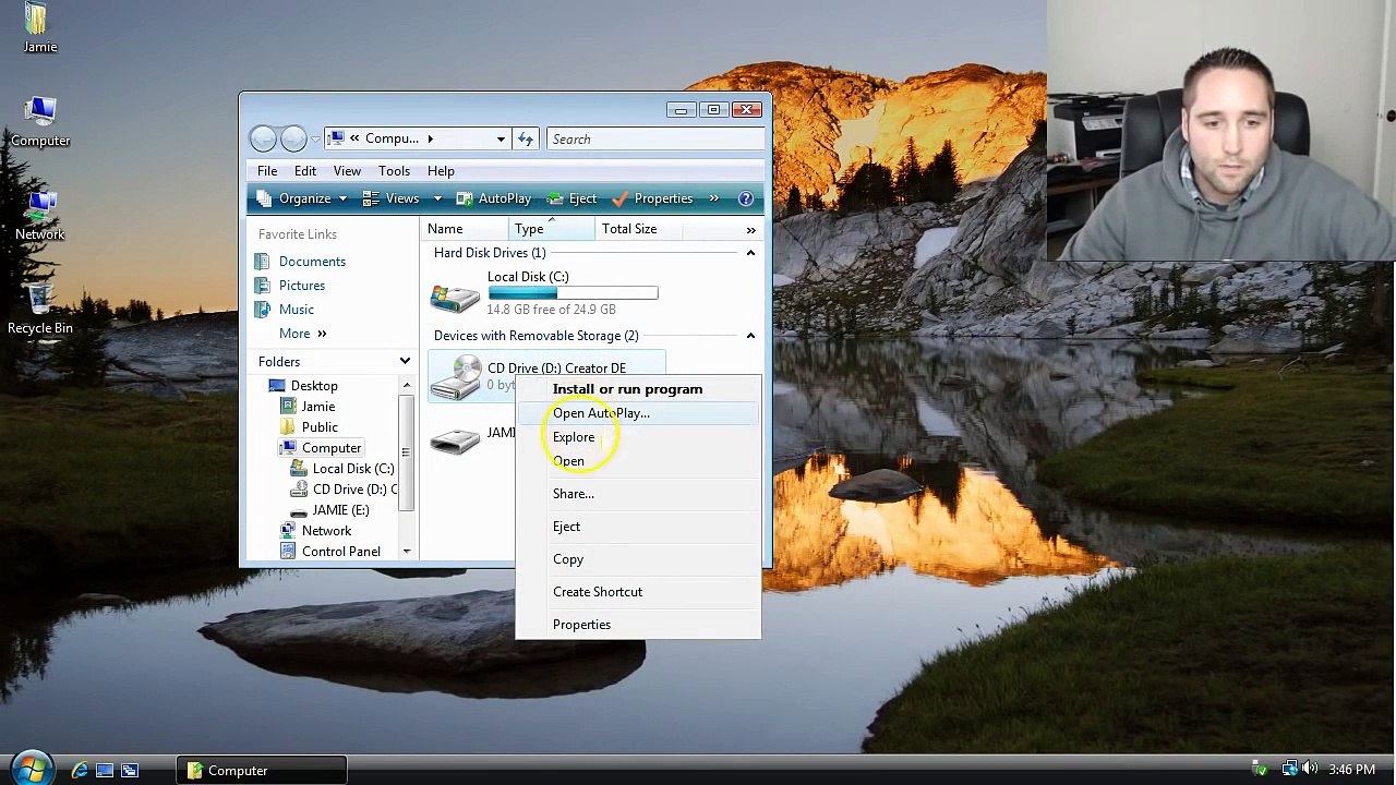 Copy CD/DVD Disc Software To USB Flash Drive Windows PC