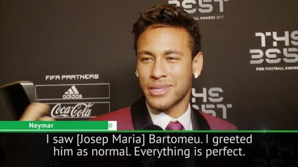 I have no issue with Barca president Bartomeu - Neymar