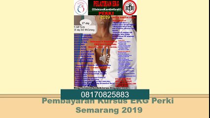 Pembayaran Kursus EKG Perki Semarang 2019