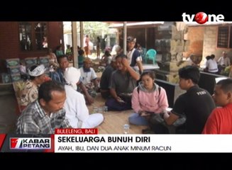 Satu Keluarga Nekat Bunuh Diri Bersama dengan Minum Racun