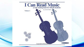 Download PDF I Can Read Music, Vol 1: Violin (For Violin) FREE
