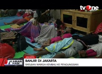 Banjir Lagi, Warga Cipinang Melayu Kembali Mengungsi
