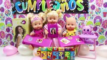 Cumpleaños de La Bebé Nenuco Princesa Cuca con Hermanitas Traviesas Machincuepa y Juguetes Soy Luna