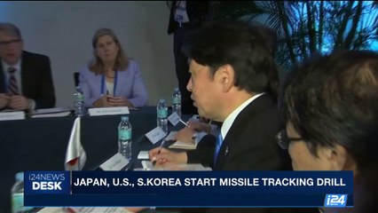 i24NEWS DESK | Japan, U.S., S.Korea tracking drill | Tuesday, October 24th 2017